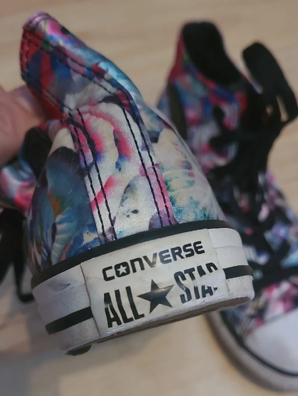 Converse Multicolor Tie-Dye High-Top Sneakers with Black Laces